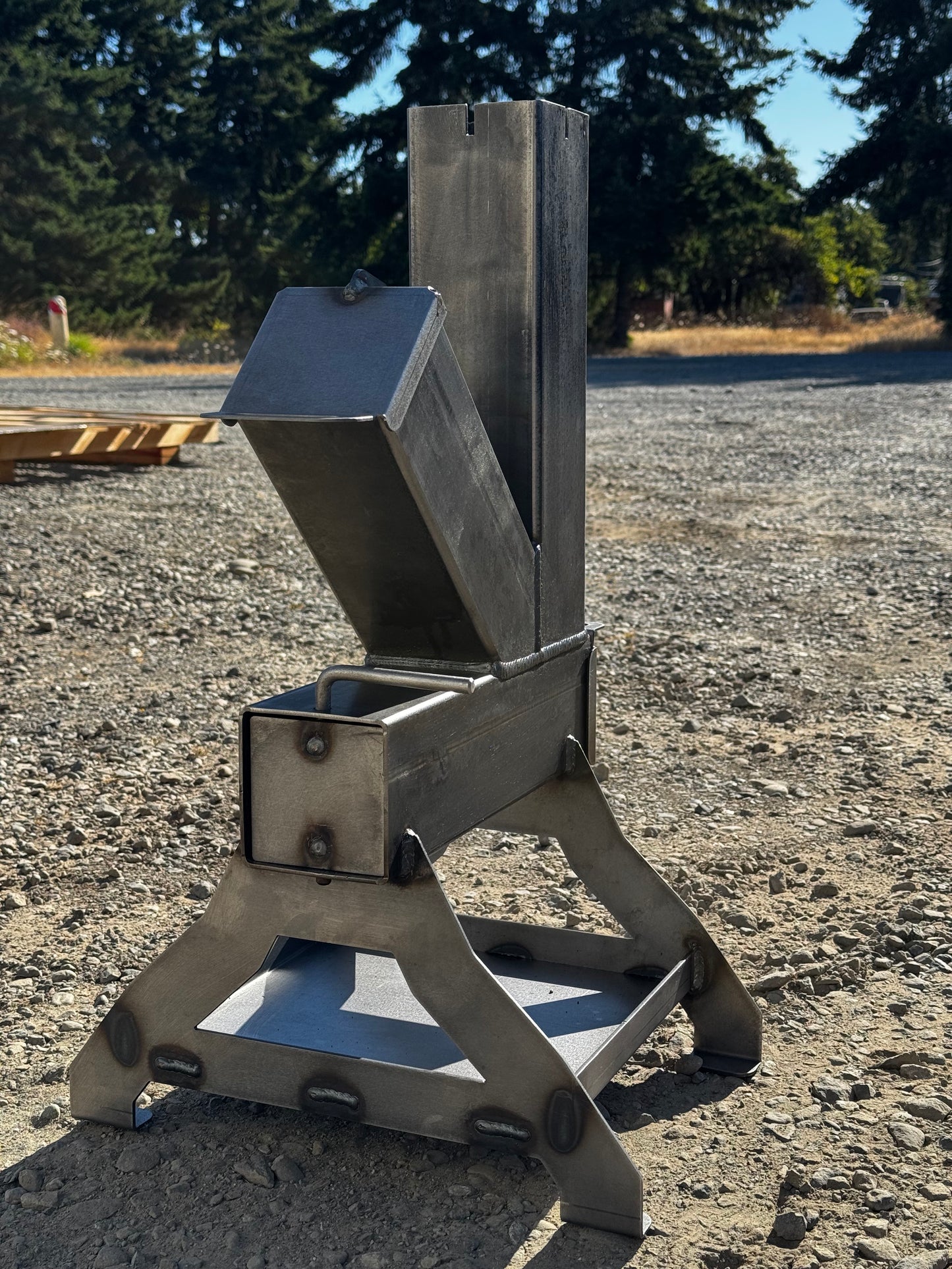 4" Rocket Stove